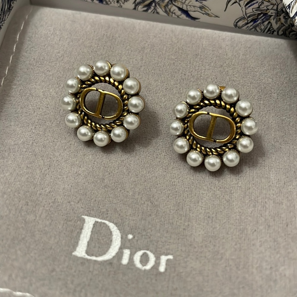 New!  Dior earrings.